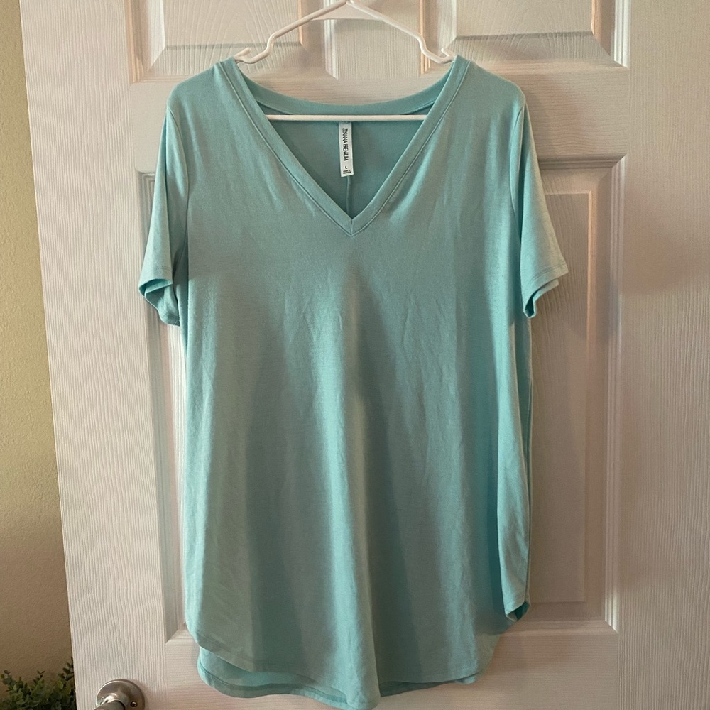 Zenana Bright Blue Casual Top